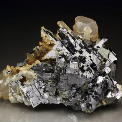 GALENA, CALCITE