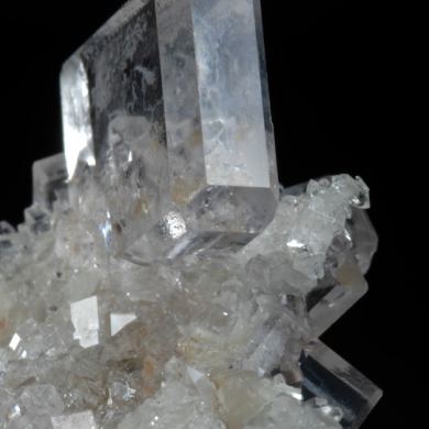 Fluorite - gem-clear tabular habit