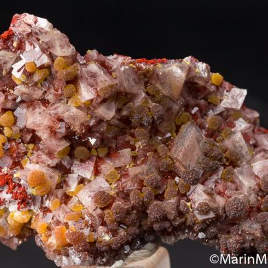 Mimetite with Calcite