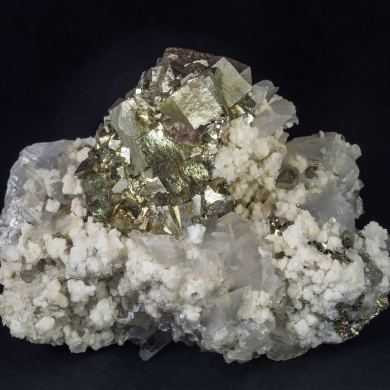 Pyrite, Dolomite, Calcite