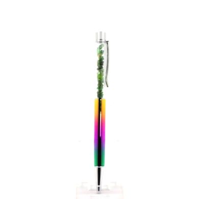 Raw Tsavorite Garnet mineral pen Tanzania.