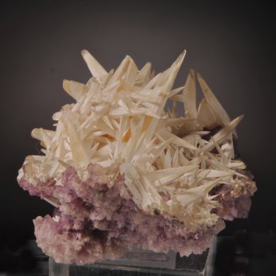 Calcite on Flourite