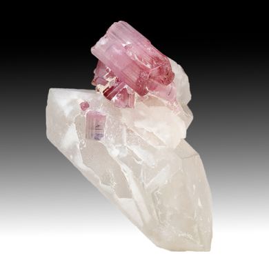 Elbaite with Quartz