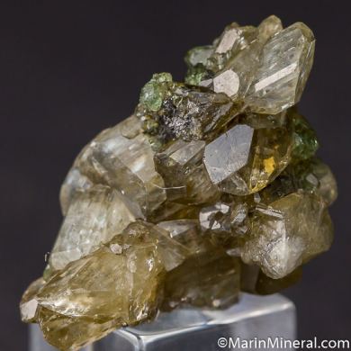 Diopside with Tsavorite