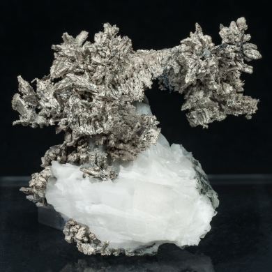 Silver with Safflorite and Löllingite