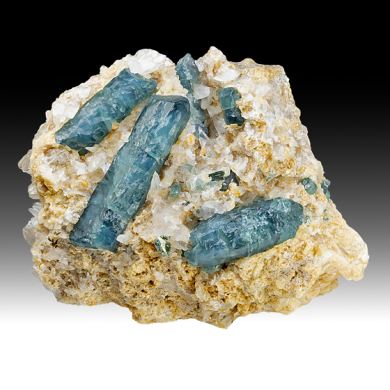 Fluorapatite with Calcite