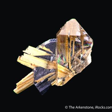 Hematite with Rutile and Quartz