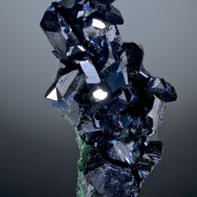 Azurite and Malachite  - \'electric\'