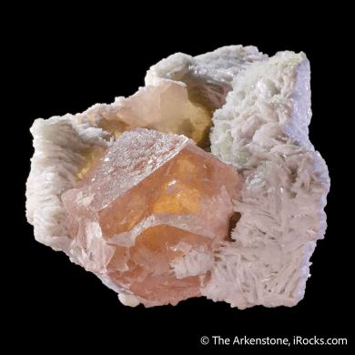 Beryl var. Morganite with Cleavelandite