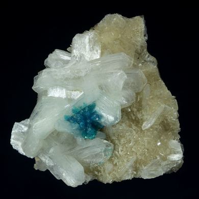 Cavansite with Stilbite