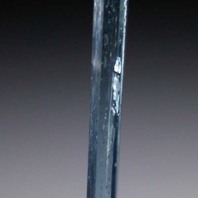 Aquamarine on Smokey Quartz
