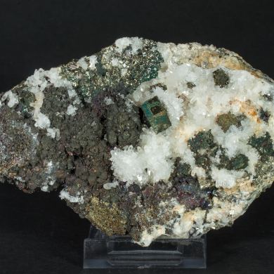 Pyrite, Chalcopyrite, Quartz