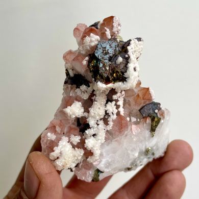 Chalcopyrite, Dolomite, Quartz - Jiujiang, Jiangxi, China