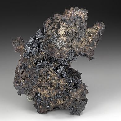 Silver with Acanthite