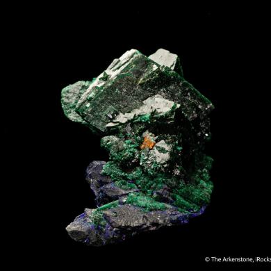 Malachite with Azurite