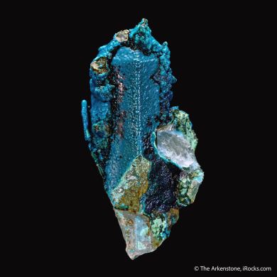 Chrysocolla on Quartz