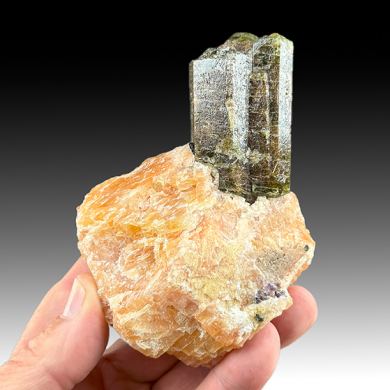 Fluorapatite with Calcite
