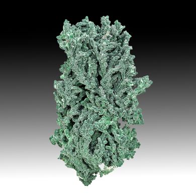 Malachite on Copper