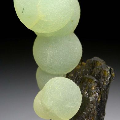 Prehnite on Epidote