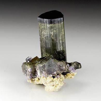 Elbaite with Lepidolite