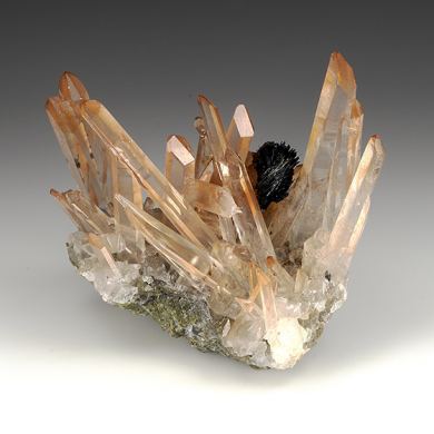 Quartz with Hematite
