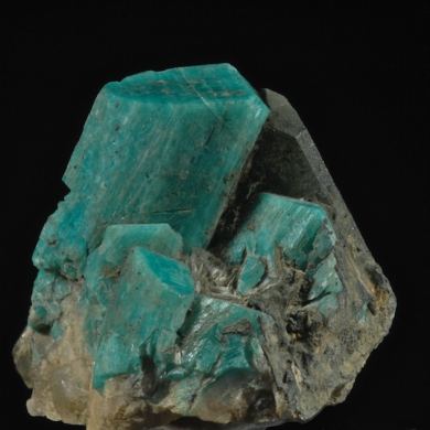 Amazonite (Microcline) & Smoky Quartz