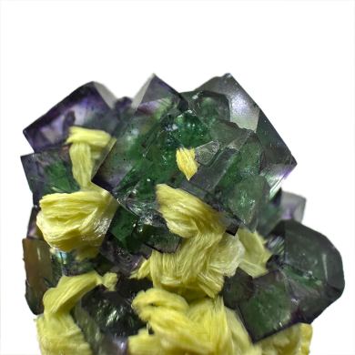 Fluorite, muscovite