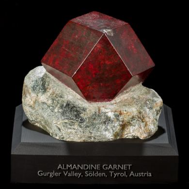 Huge Almandine Garnet on Matrix from Austria