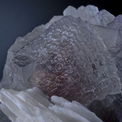 Fluorite with Barite