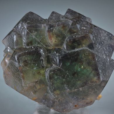 Fluorite- Modified cubes included by Foitite