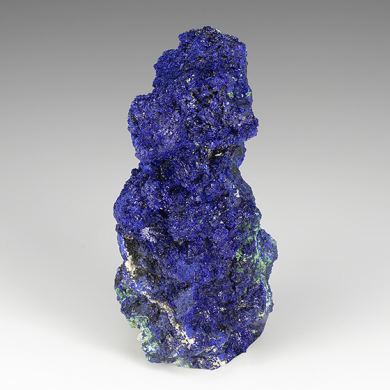 Azurite with Malachite