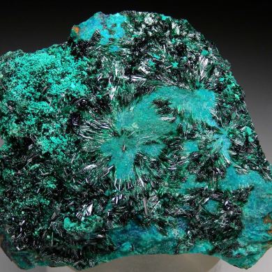 Atacamite on Chrysocolla