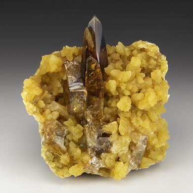 Barite with Calcite