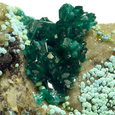 Dioptase, plancheite