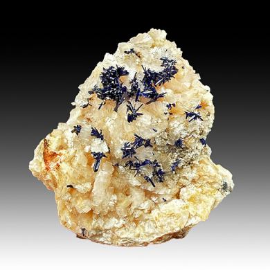 Azurite with Dolomite
