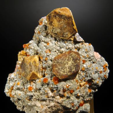 Helvite with Spessartine 