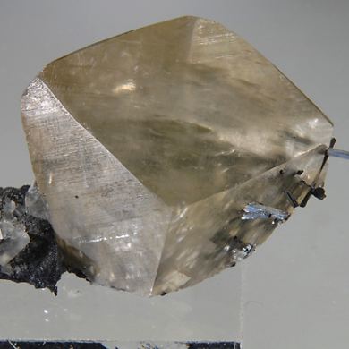 Calcite with Stibnite inclusions
