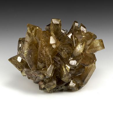 Barite with Pyrite