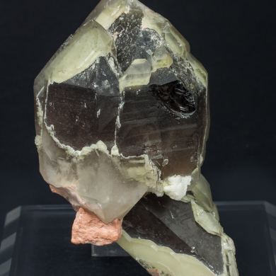 Quartz (variety smoky), Quartz, Microcline