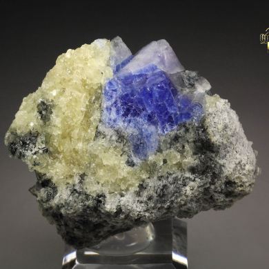 crystalised gemmy CARLETONITE, CALCITE