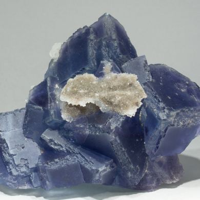 Fluorite with Quartz