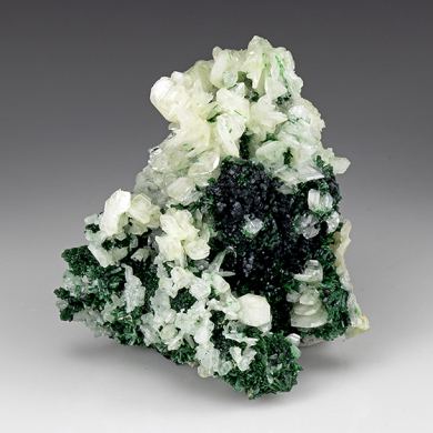 Cerussite with Malachite