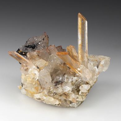 Quartz with Hematite