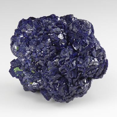 Azurite with Malachite