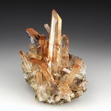 Quartz with Hematite