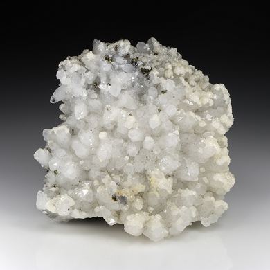 Quartz with Calcite, Chalcopyrite