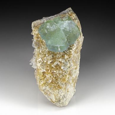 Fluorite with Quartz