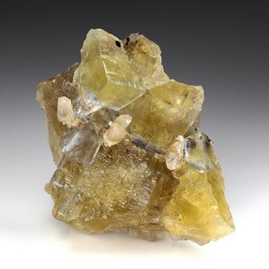 Fluorite with Calcite