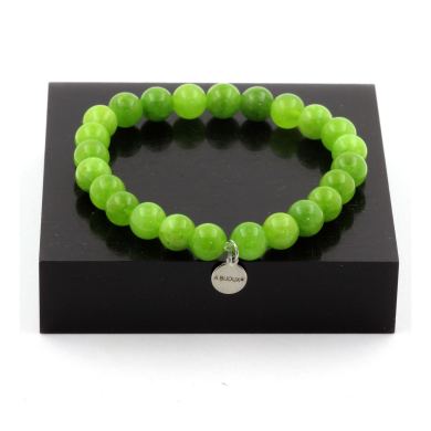 Peridot Bracelet 8 mm Beads.