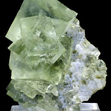Fluorite, quartz MONGOLIA